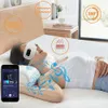 Eye Massager Electric Eye Massager Compress Stress Relief uppvärmning Vibration Massage Connect Music Relax Fappable Eye Care Smart Glasses 231115