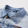 Survêtements pour hommes Costume en denim Slim Micro-stretch Deux pièces Printemps et automne Veste Jeans