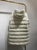 スタイルの有名なデザイナーの豪華な女性長いジャケット刺繍文字冬のフード付きコート屋外女性服風に覆われた素材