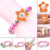 Bracelets de charme 5 pcs/lot mode Snap bijoux blanc strass Animal plante 18mm boutons ajustement bouton collier pour les femmes