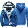 Mens Hoodies Sweatshirts Jacket Winter Thick Warm Fleece Zipper Coat Casual Tracksuit Sportwear Male M 5XL 231115