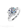 anéis designer anel para mulheres 925 prata esterlina 5CT VVS moissanite anel passar diamante testador amor anel de noivado anel de unhas luxo designer jóias EUA tamanho 5-9