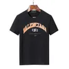 T-shirt da uomo Magliette da uomo Designer Abbigliamento Moda Cotone Coppie Tee Casual Estate Uomo Donna Abbigliamento T-shirt firmata con stampa di lettere sfumate arcobaleno