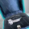 Designer Diamond Ring Vrouwen Verlovingsring Hoge Kwaliteit 925 Zilveren Sieraden Trouwring Valentijn Kerstcadeau