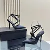 Fashionable and High Quality New Bridal Shoes Pointed Sandals, Genuine Leather Sole, Sexy T Show Shoes, Silk, Suitable for Various Occasions 35-42