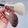 Makeup Tools Loybj Face Contour Makeup Brushes Fan-Shaped Professional Powder Blush Highlighter Bronzer V Face Silhouette Cosmetic Brush Tool 231115