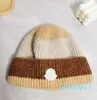 Men's and women's wool hats Skull hats Autumn and winter warm knitting Stretch ski warm hat High quality