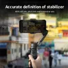 Stabilisatoren AOCHUAN 3-assige Handheld Stabilizer Kruiskoppeling Opvouwbare Invullicht Schieten Video Voor iPhone Samsung Q231116