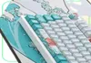 Колпачок OEM PBT, полноразмерный 104 ключ Ukiyoe Japan Manga Gaming для GH60 GK61 84 96 87 104, механические клавиатуры 2106106795492