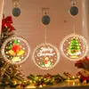 40Pcs Led Window Wall Hanging Light Pendant Decoration Lamp New Year Christmas Atmosphere Ornament Night Lighting Gift