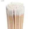 Cotton Swab 500PC/lot Wood Cotton Buds Tips Disposable Micro Cotton Swabs Makeup Ears Cleaning Sticks Cosmetic Nails Eyelash Extension ToolsL231117