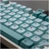 Keyboard GMK sklonowany lodowiec XDA Profil 125 Keycap PBT-Sub Keycaps dla Cherry MX Przełącznik Mechaniczna klawiatura 61 68 98 104 Layo Dhlnr