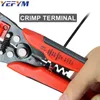 Pliers Wire Stripper Tools Multitool YEFYM YE-1 Automatic 3 In1 Stripping Cutter Crimping Cable Electrician Repair 230414
