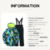 Andra sportvaror Phmax Warm Waterproof Kids Ski Jacka Children Jumpsuit Winter Snowboard pojkar och flickor utomhus snöbyxor kostymer 231115