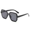 Sunglasses 2023Trend Personality Gradient Ocean Piece Rice Nails Large Frame Sunshade Glasses Rimless Casual