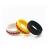Titanium sportaccessoires Sile-ring voor heren Baseball 3-packs Comfortabele pasvorm 2,5 mm dikte van de nieuwste artistieke ontwerpinnovatie Dh58R