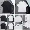 2023 New Men 's Designer Fashion Casual Men's T-Shirts 230g 부티크 이중 원사 New Short Sleeve New, Black, White, 크기 M-XXXL