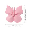 Hair Accessories 5Pcs Butterfly Hairpins Cute Leather Clips Barrettes Girls Sweet Ornament Headwear Children Hairgrip