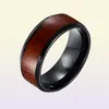 Vnox Mens Wedding Rings Top Quality Tungsten Carbide Rings Engagement Wood Design Whole J1907167918540