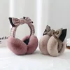 Ear Muffs High Quality Earmuffs for women Faux Rabbit Fur Hang Cover Warm Winter Headwear Adult Warmer Fold 231116