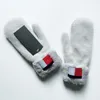 Ciepłe rękawiczki z dzianiny designerskie rękawiczki Rękawice ciepłe zimowe rękawiczki dla kobiet i mężczyzn aksamitne jesienne zimowe zagęszczenie i wlotowe wełniane rękawiczki 4 kolory 4 kolory