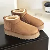 Tazz Slippers Australia Platform Tasman Suede Shearling Slides Maxi Classic Ultra Mini Snow Designer Boots Chestnut Luxury Mens Ankle Booties Winter Booties