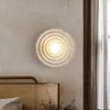 Wall Lamp Wabi-Sabi Round Circle Japanese Style Corridor Aisle Living Room Homestay Sconce