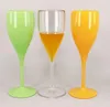 Ishinkar och kylare 1 hink 6 Small Glass Party Coupes Cocktail Champagne Flutes Goblet Plastic Orange Whisky Cups Cooler Drop DHSBB