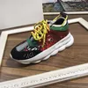 2023 Designer Men Casual Shoes Top Chain Reaction Jewels Link Trainer Shoes womens Sneakers Size 35-46 With box