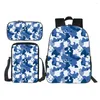 Backpack Camouflage School Bag 3pcs Set Gift(backpack Shouder Pen Bag)Boys Girls Teens Bookbag Kids Rucksack