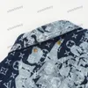 Xinxinbuy Homens designer Casaco Jaqueta Paris Camuflagem flores jacquard mangas compridas mulheres branco cáqui Preto azul XS-2XL