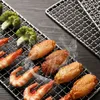 BBQ Tools Accessoires Groot formaat vierkante grill 304 Roestvrij staal Mesh Koreaanse barbecue Net Grills Rooster rooster Rooster Rek Koken 230414