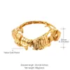 Chain Kpop Armband Roestvrij Staal Hip Pop Cool Tiger Bangle King Of The Forest GoudZwarte Kleur Sieraden Dieren Armbanden Gift H2702 231115