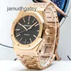 AP Swiss Luxury Watch Men's Watch 15400 Royal Oak Series 41 Gauge 18k Rose Gold Material Date Display Automatic Mechanical Watch Set