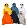 Två Googles hoodie Brand Hood Casual Long Sleeve Jumpers Designer Company Round Lens Top Sweatshirt Mens Fleece Pullover Felpa Coat 2