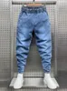 Hommes Jeans Casual Dégradé Gris Hommes Mode Lâche Hip Hop Sarouel En Plein Air Joggers Pantalon Designer Streetwear 231116