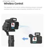 Stabilizers INKEE FALCON Plus Action Camera Gimbal Stabilizer Handheld for OSMO Insta360 GoPro Hero 11 10 9/8/7/6 3-Axis Anti-Shake Wireless Q231116