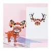 Cartes de vœux Cartes de vœux Fournitures de fête d'événement Festive Home Garden 3D Anniversaire Pop Up Carte Érable Rouge Cadeaux Faits À La Main Joyeux Chris Dhq84