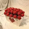 Compatible avec les blocs de construction LEGO Eternal Rose Bundle, décoration florale d'imitation faite à la main, comme cadeau pour les meilleures amies des filles.