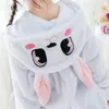 Pyjamas hiver flanelle doux chaud lapin Kigurumi pyjamas à capuche animal dessin animé garçons pyjamas Onesie Pijamas pour filles enfants vêtements de nuit 231115