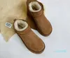 Femmes classique Mini plate-forme botte Ultra mat fourrure bottes de neige en daim mélange de laine confort hiver chaleur en peluche bottines femme
