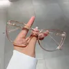 Okulary przeciwsłoneczne vintage ponadwymiarowe kocie oko oko oka stylowe niebieskie światło blokujące okulary