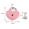 Door Locks Wholesale 7 Colors Heart Shaped Concentric Lock Metal Mitcolor Key Padlock Gym Toolkit Package Building Supplies Drop Del Dhomq