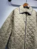 Trenchs de femmes manteaux 2023 automne et hiver femmes décontracté losange matelassé en forme de cocon coton long manteau veste