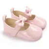 Baby Mädchen Prinzessin Schuhe Schwarz Rot Rosa Lackleder Luxus Schleife Gold Silber Weiches Leder Atmungsaktive Niedliche Mary Jane Kinder Mädchen Party Schuhe