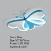 Ceiling Lights Chandeliers Creative Children's Bedroom Lamp Beautiful Butterfly Daughter Room Smart LED Interior Decoration Lamps