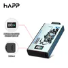 Original Happ Bar E-Zigarette IGT9000 9000 Züge 10 Geschmacksrichtungen 500 mAh 2 % 5 % wiederaufladbare Batterie 14 ml Gerät Vape Pen Mesh Coil Big Vape Einweg-Bildschirmanzeige