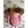 Down Coat Top Quality Kids Baby Girl Winter Large Fur Collar Parka Duck Jacket Warm Thickened Overcoat Children Clothing Drop Delive Dhchr