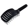 Gros Bend Peigne À Cheveux Brosse Anti-statique Courbe Vent Peigne À Cheveux Masseur Brosse À Cheveux Salon De Coiffure Outil Salon De Coiffure Coiffure