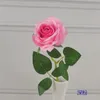 Decoratieve bloemen kransen 50 cm korte grote kunstmatige rozen branch trouwhuis decoratie flanel stof schattig roze nep ambachten feestdecor